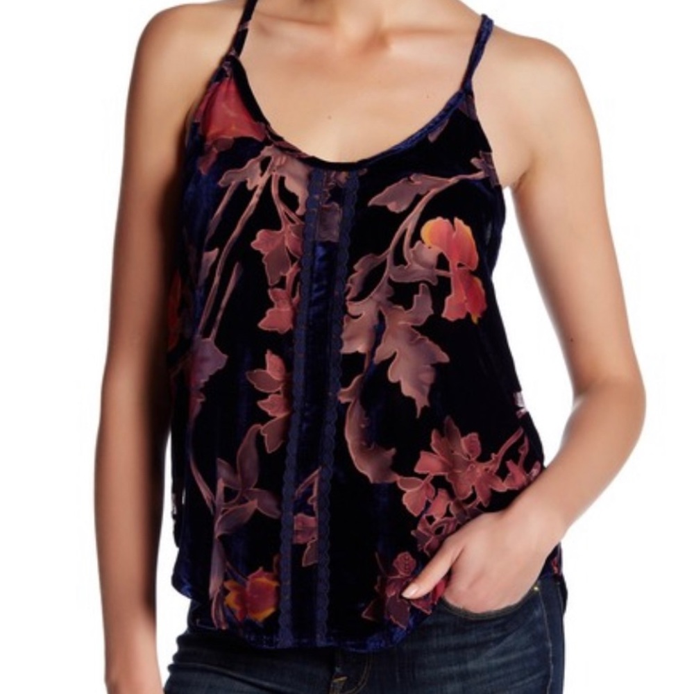 Anthropologie Anama Velvet Top